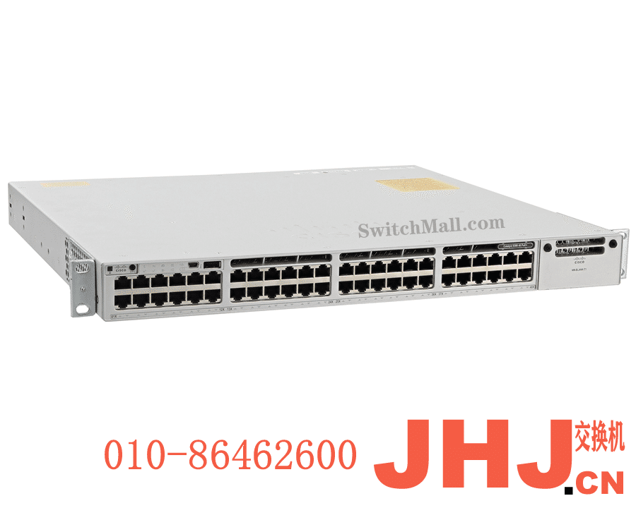 C9300-48U-A-UL  Catalyst 9300 48-port 1G copper with modular uplinks, UPOE, Network Advantage  (Compatible with UL1069 Standard*)