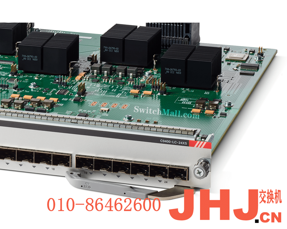 C9400-LC-24XS (=)  Cisco Catalyst 9400 Series 24-Port 10 Gigabit Ethernet (SFP+)