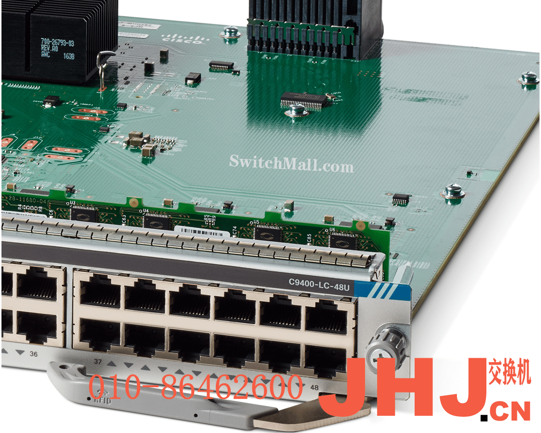 C9400-LC-48U (=)  Cisco Catalyst 9400 Series 48-Port UPOE 10/100/1000 (RJ-45)