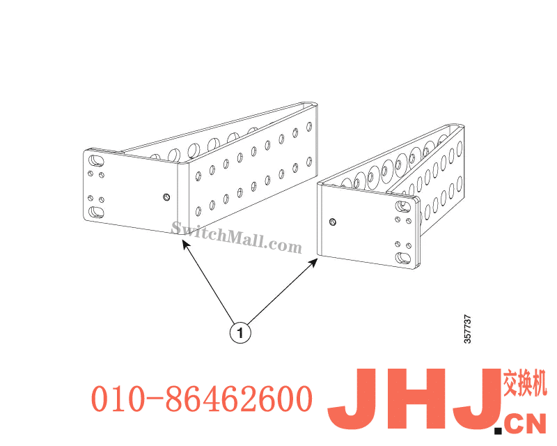 C9500X-ACCKIT-23I=  Accessory Kit for Cisco Catalyst 9500X Switch – 23″ rack mount