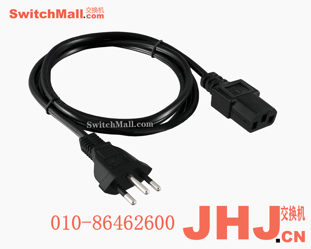 CAB-250V-10A-BR  AC Power Cord – 250V, 10A – Brazil (2.1 meter)