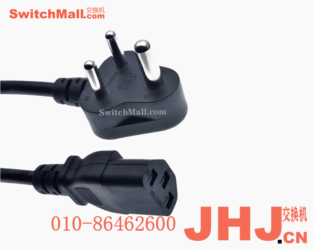 CAB-250V-10A-ID  AC Power Cord – 250V, 10A, South Africa (2.5 meter)