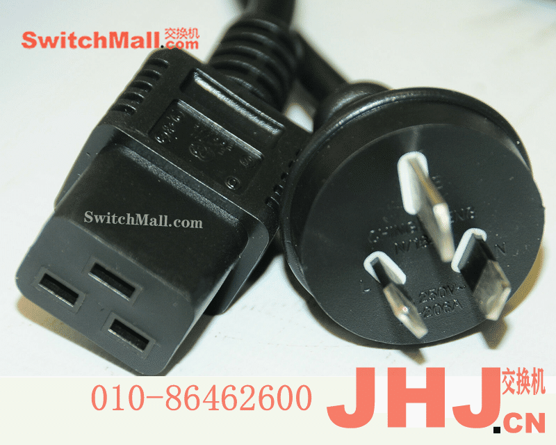 Cisco CAB-AC-16A-AUS|电源线| CAB-AC-16A-AUS |思科澳大利亚标准电源线|Power Cord, 250 VAC, 16A, Australia C19