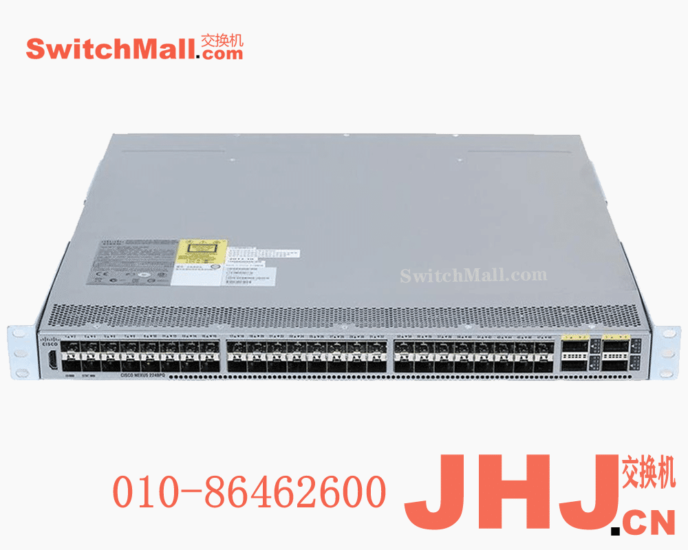 N2K-C2248PQF  Cisco Nexus 2248PQ 10GE Fabric Extender, 2PS, 4 Fan Module, 48×1/10GE (req SFP/SFP+) + 4x40G QSFP+(includes “8 FET-40G” or “4 FET-40G and 16 FET-10G”), choice of airflow and power supply