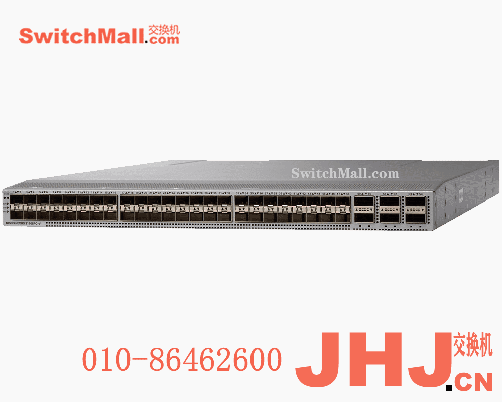 N3K-C31108PC-V  Nexus 31108PC-V, 48 SFP+ and 6 QSFP28 ports