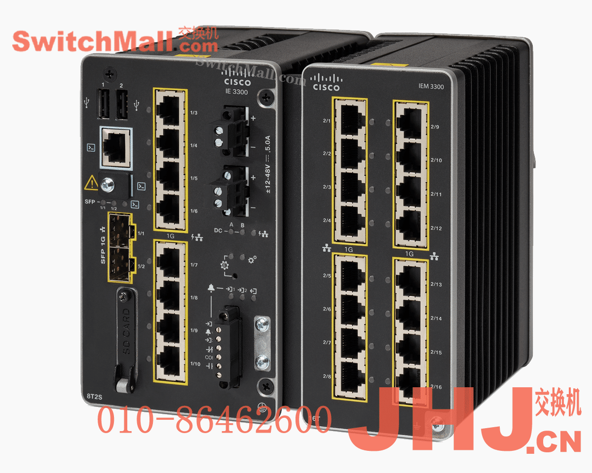 IE-3300-8T2S-E= | 思科工业交换机IE3300系列8个千兆Ge口+,2个GE SFP光口 | Cisco  IE-3300-8T2S-E  | Catalyst IE3300 with 8 GE Copper and 2 GE SFP, Modular, Network Essentials