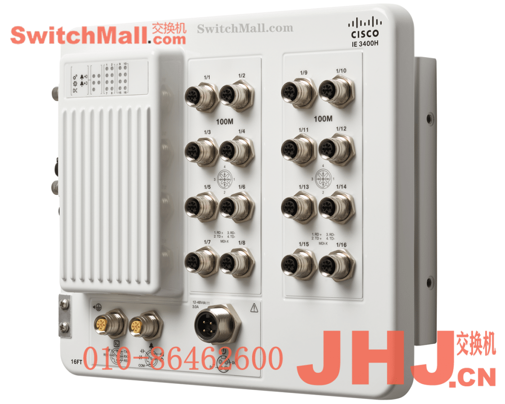 IE-3400H-16FT-A= | 思科IE3400H系列IP63-rated防护等级工业交换机 | Cisco IE-3400H-16FT-A  | Catalyst IE3400 Heavy Duty 带 16 个 GE M12 接口 | Catalyst IE3400 Heavy Duty w/ 16 FE M12 interfaces, IP67, Network Advantage